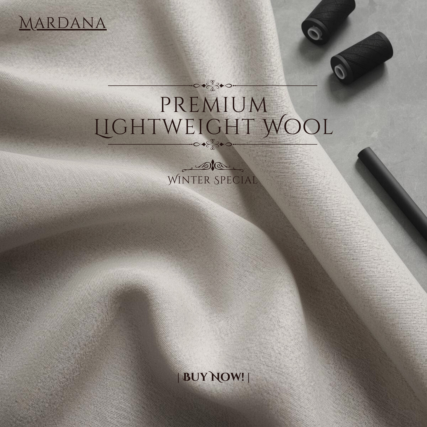 Pristine Badami - Premium Lightweight Wool Suit
