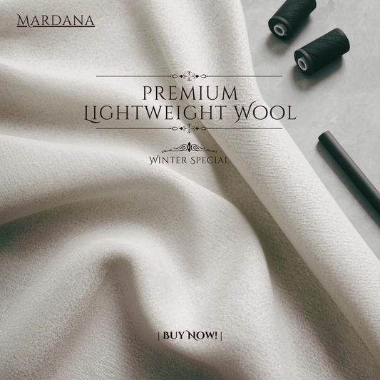 Pristine Off-White - Premium Lightweight Wool Suit