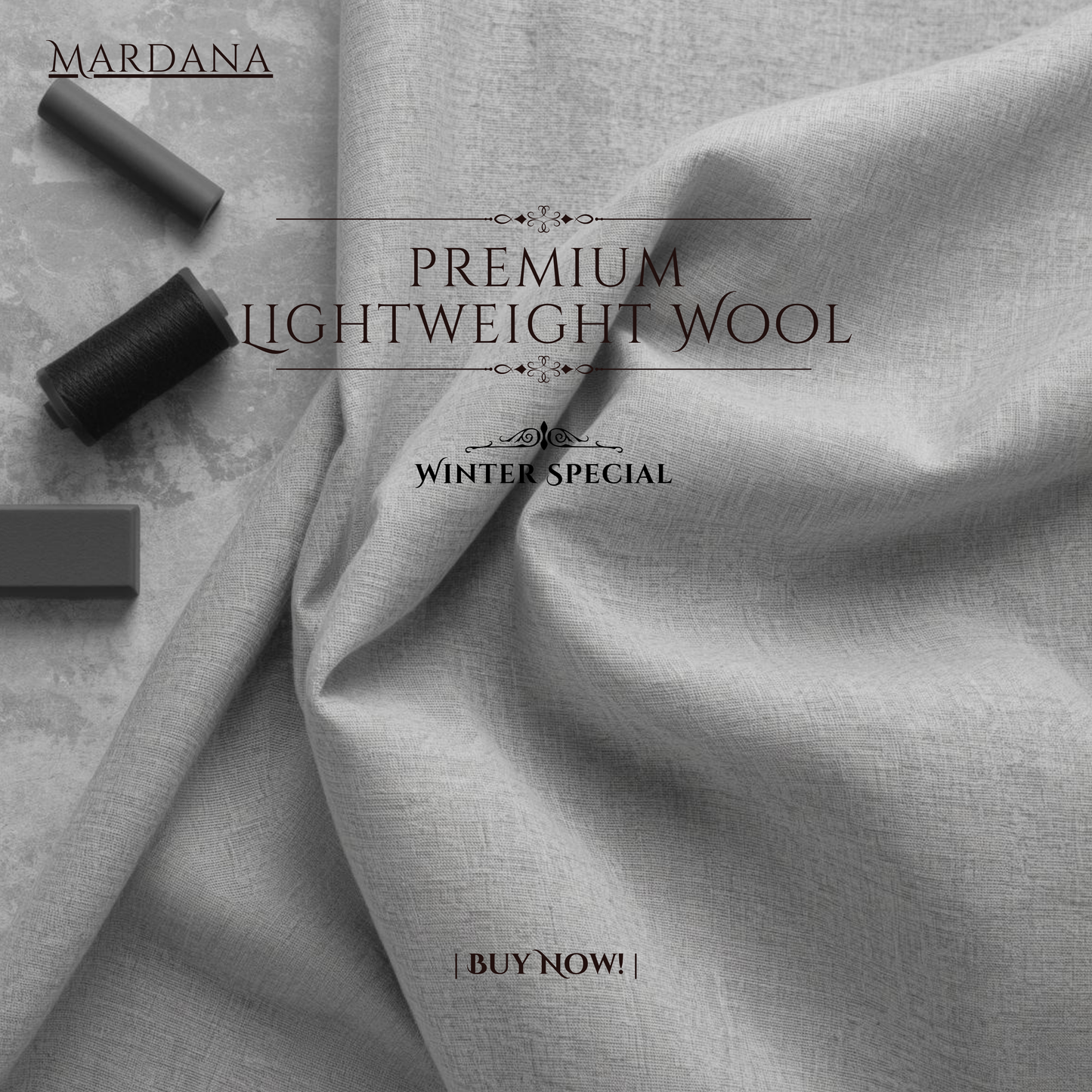 Stone Grey - Premium Lightweight Wool Suit