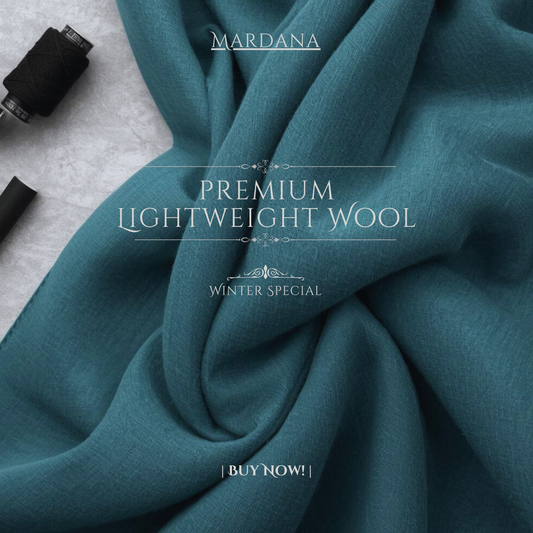 Arctic Teal - Premium Lightweight Wool Suit