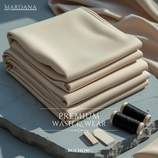 Signature™ Beige – Premium Wash & Wear Suit