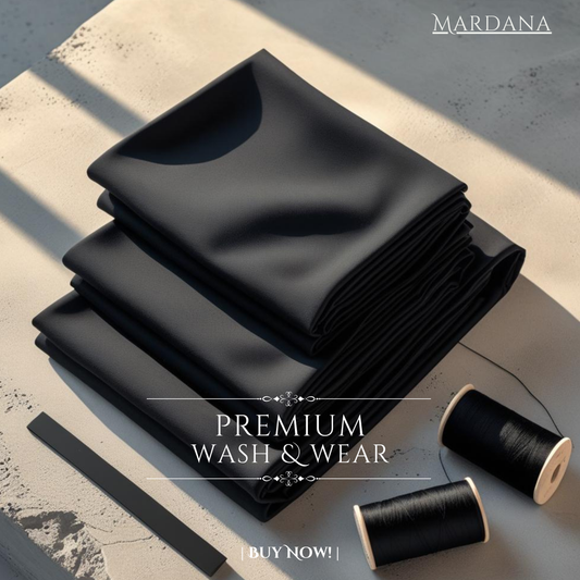 Signature™ Black – Premium Wash & Wear Suit