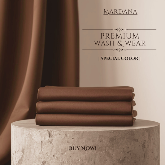 Chocolate Brown – Premium Wash & Wear Suit