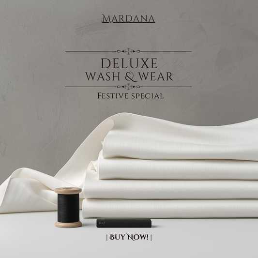 Prestige Off-White – Deluxe Wash & Wear Suit