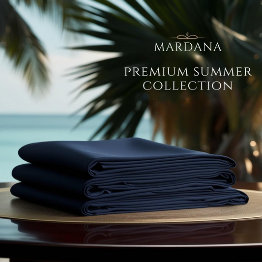 Signature™ Navy – Premium Summer Wash & Wear Suit