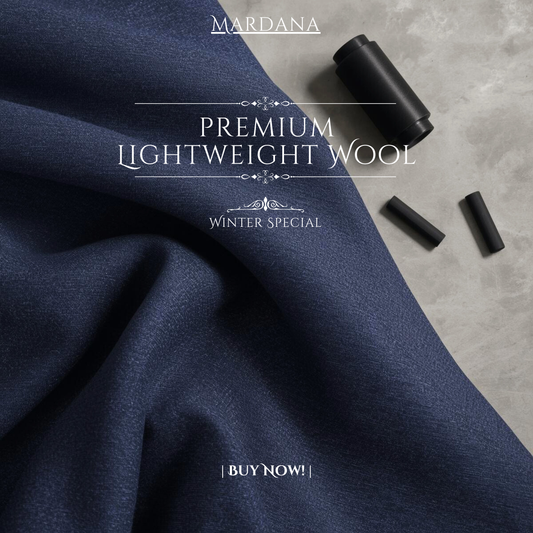 Navy Blue - Premium Lightweight Wool Suit