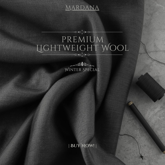 Shadow Charcoal - Premium Lightweight Wool Suit