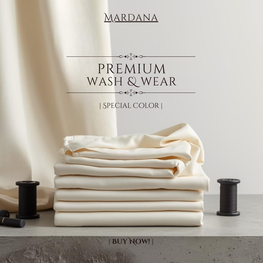 Signature™ Cream – Premium Wash & Wear Suit