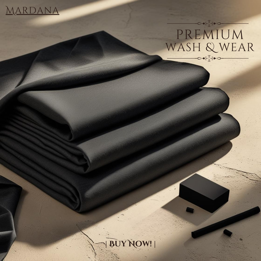 Signature™ Charcoal – Premium Wash & Wear Suit